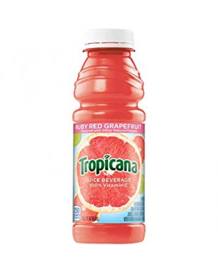 TROPICANA RUBY RED GRAPEFRUIT JUICE 16 OZ. - 12 CT.
